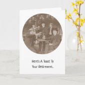 Carte Félicitations drôles pour la retraite Toast arrête (Fleur jaune)