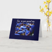 CARTE FÉLICITATIONS DU FILS (Fleur jaune)