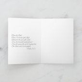 Carte Félicitations du Sacré Coeur de Jésus Floral (Intérieur)