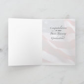 Carte Félicitations Eagle de formation de base de Marine (Intérieur)