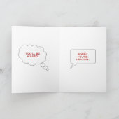 Carte Félicitations Échapper Quitter (Intérieur)