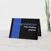 Carte FÉLICITATIONS École de police (Devant)