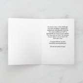 Carte Félicitations, École des candidats officiers, Mari (Intérieur)