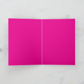 Carte Félicitations en Pink & Red Geometry Print (Intérieur)