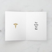 Carte Félicitations en soins infirmiers Personnalisées (Intérieur)