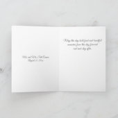 Carte Félicitations et heureux après (Intérieur)