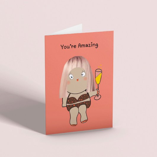 Carte Félicitations étonnantes