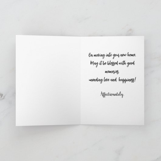 Carte Félicitations Fancy Contemporary Script Nouveau Ac (Intérieur)