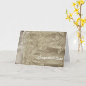 Carte Félicitations - Fiançailles (Fleur jaune)