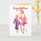 Carte Félicitations Fier De Vos Réalisations (Fleur jaune)