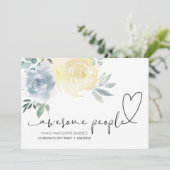 Carte Félicitations Florales Félicitations Grossesse Fél (Debout devant)