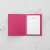 Carte Félicitations gâteau c'est la fille ajouter un mes (Intérieur)