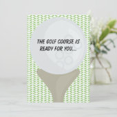 Carte Félicitations Golf (Debout devant)