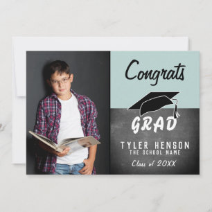 Carte Félicitations Grad Chalkboard Photo Grad Grad Cart