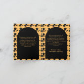 Carte Félicitations Grad noir et jaune Photo Grad Grad (Intérieur)