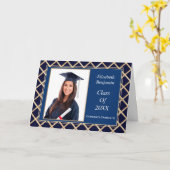 Carte Félicitations Graduate Graduate Graduate Fier Cust (Fleur jaune)