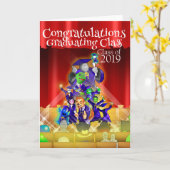 Carte Félicitations Graduating Class Greeting Card 201 (Fleur jaune)