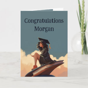 Carte Félicitations Graduation Fière de vous