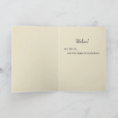 Carte Félicitations Graduation Maron & Gold Sparkle (Intérieur)