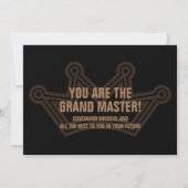 Carte Félicitations Grand Master Flat Greeting Card (Dos)