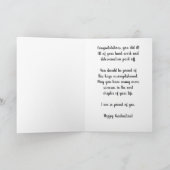 Carte Félicitations Grandgirl Graduation (Intérieur)