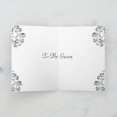 Carte Félicitations Groom (Intérieur)