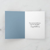 Carte Félicitations Homme sur Plongeoir (Intérieur)