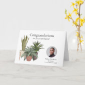 Carte Félicitations Immobilier Photo Business Note (Fleur jaune)