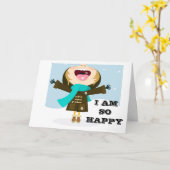 CARTE FÉLICITATIONS-JE SUIS SI HEUREUX POUR "VOUS" (Fleur jaune)