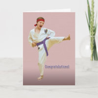 Félicitations, Karate Belt Advancement, Purple