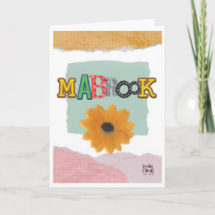Carte Félicitations - Mabrook