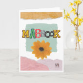 Carte Félicitations - Mabrook (Fleur jaune)