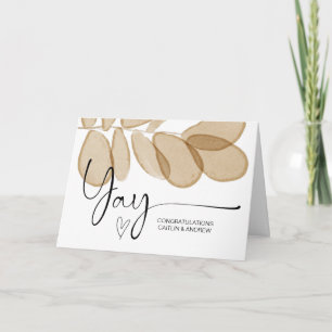 Carte Félicitations Mariage Fiançailles Yay New Baby Ca