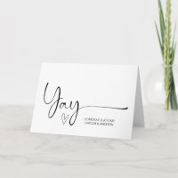 Félicitations Mariage Fiançailles Yay New Baby Ca