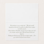 Carte Félicitations Mariage Floral Sage & Ivory (Inside Unfolded)