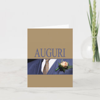 Carte félicitations mariage italienne