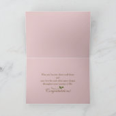 Carte Félicitations - mariage/mariage - cru/rose (Intérieur)