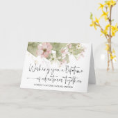 Carte Félicitations Mariage Marié Marié Marié et marié (Fleur jaune)