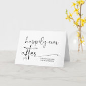 Carte Félicitations Mariage Newly Weds Mariée et Groom (Fleur jaune)