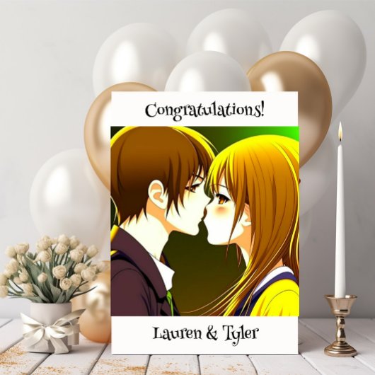 Carte Félicitations Mariage personnalisé