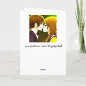 Carte Félicitations Mariage personnalisé (Dos)