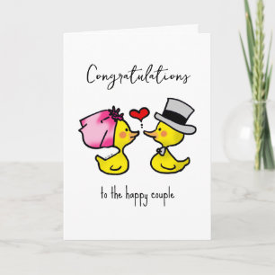 Carte félicitations mariages