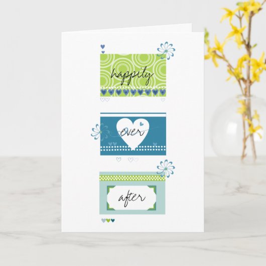 Carte Félicitations mariages (Fleur jaune)