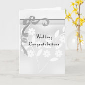 Carte Félicitations mariages à Cousin & Mari (Fleur jaune)