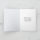 Carte Félicitations mariages à Pearl Heart (Intérieur)