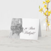 Carte Félicitations mariages allemandes (Fleur jaune)