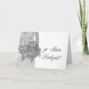 Carte Félicitations mariages allemandes