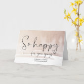 Carte Félicitations Mignonnes Fiançailles Mariages telle (Fleur jaune)