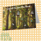 Carte Félicitations mignonnes pour une nouvelle maison -