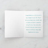 Carte Félicitations minimalistes (Intérieur)